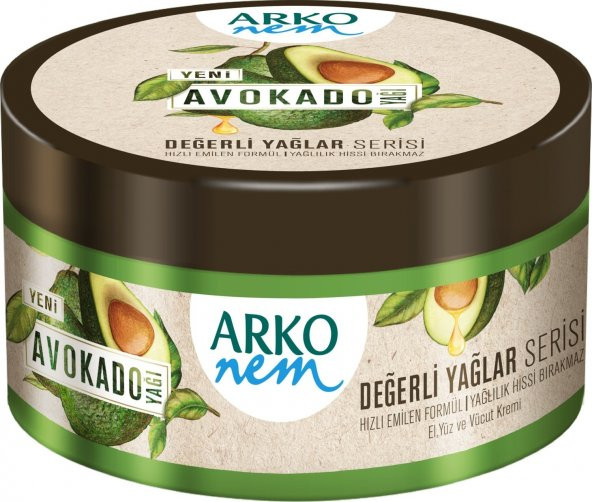 Arko Nem Değerli Yağlar Avokado Yağlı Krem 150 ml