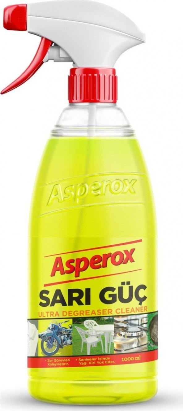 Asperox Sarı Güç Ultra Yağ Çözücü 1 lt x 12