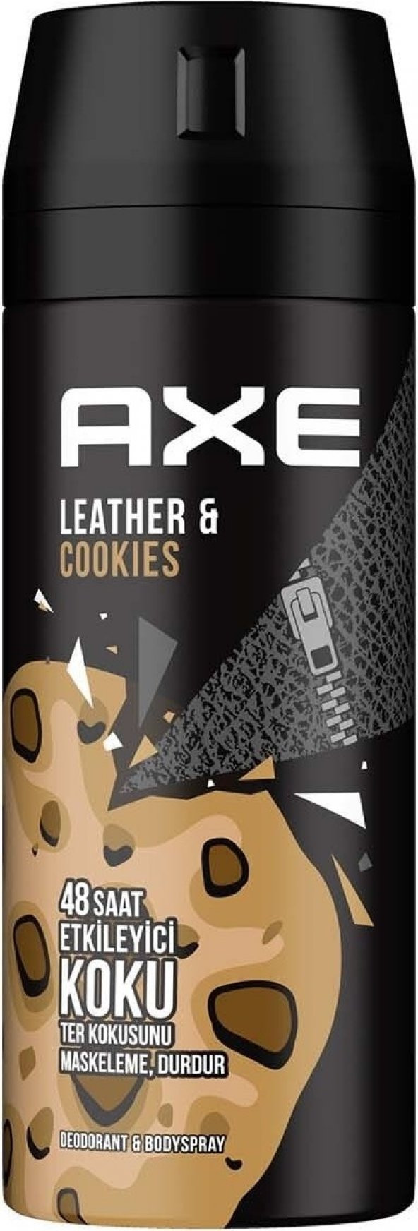 Axe  Erkek Deodorant & Bodyspray  Leather & Cookies 48 Saat Etkileyici Koku 150 ML