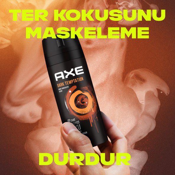 Axe Erkek Deodorant & Bodyspray Dark Temptation 48 Saat Etkileyici Koku 150 Ml X3 - 3