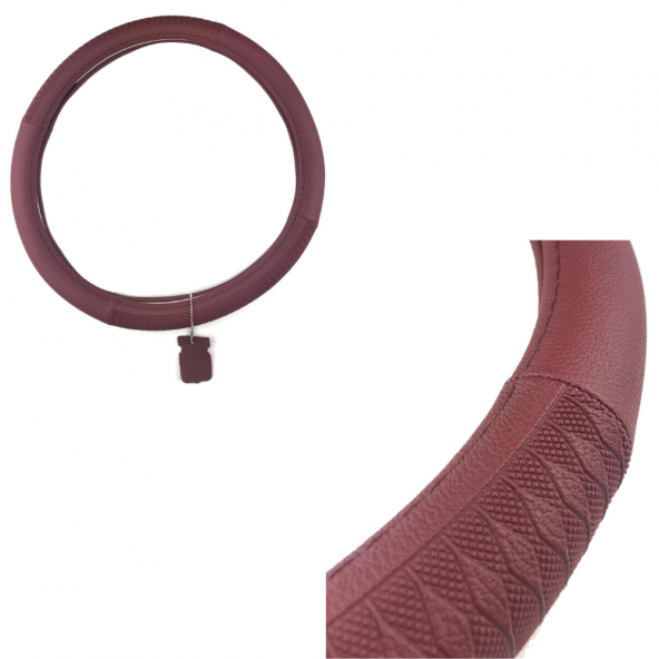 Space Direksiyon Kılıfı 38 cm Bordo / DIKI328-B ürün görseli 1