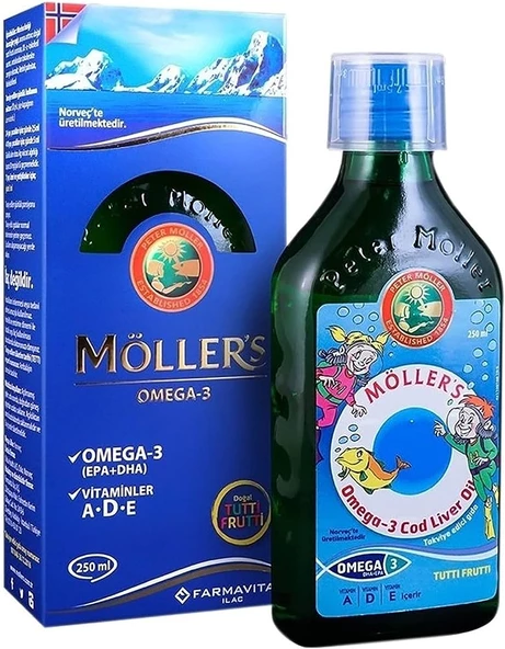 Möllers Omega-3 Şurup 250 ml