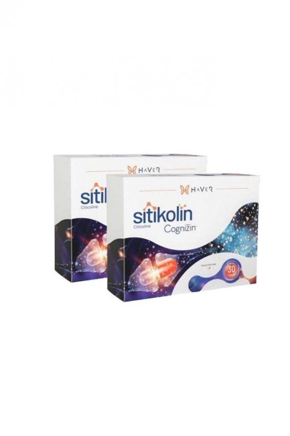 Haver Sitikolin Cognizin 250 Mg 30 Kapsül - 2 ADET - SKT: 11/2027 - 2