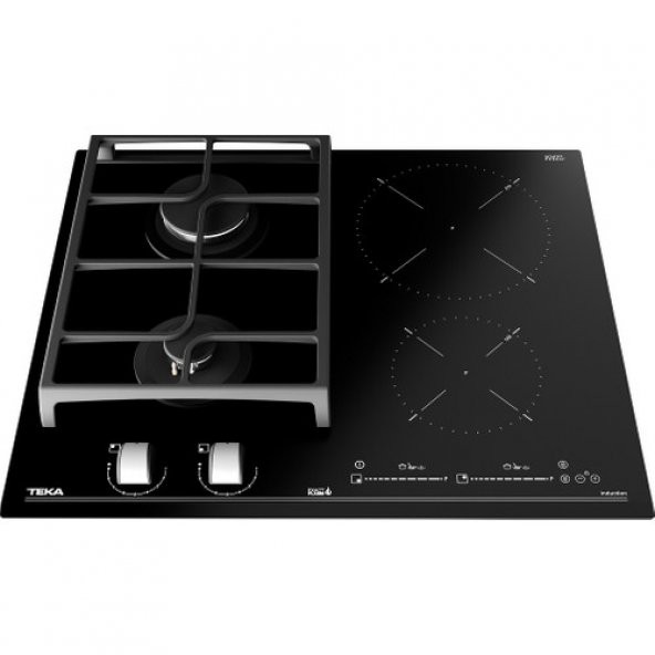Teka JZC 64322 ABC BK (E4) 60 cm Siyah Camlı İndüksiyonlu + Gazlı Hibrit Ocak - 4