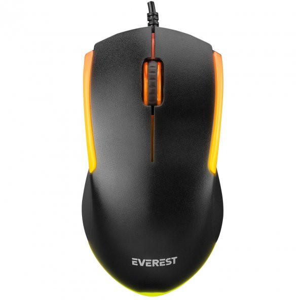 Everest KM-R59 FORZA PLUS Siyah Usb Rainbow Backlight Q Klavye + 1200 dpi Mouse Set - 6
