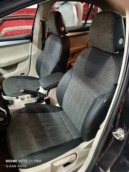 Skoda Octavia Araca Özel Dikim Koltuk Kılıfı - 7