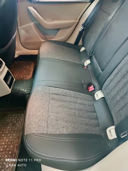 Skoda Octavia Araca Özel Dikim Koltuk Kılıfı - 3