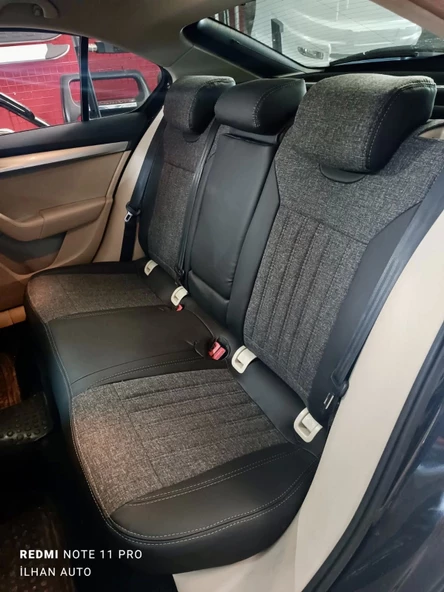 Skoda Octavia Araca Özel Dikim Koltuk Kılıfı - 8