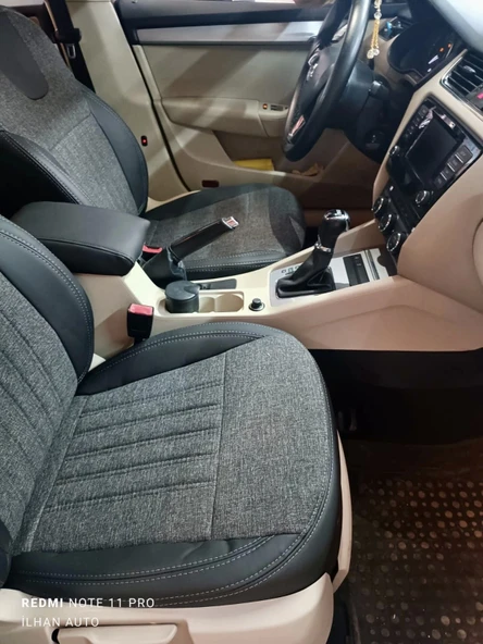 Skoda Octavia Araca Özel Dikim Koltuk Kılıfı - 4