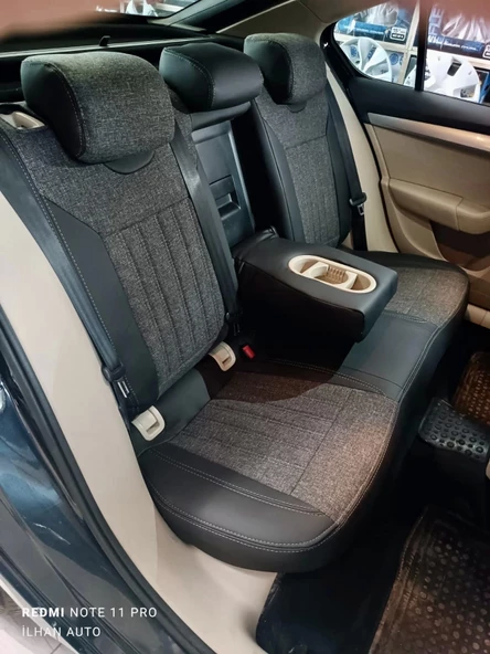 Skoda Octavia Araca Özel Dikim Koltuk Kılıfı - 5