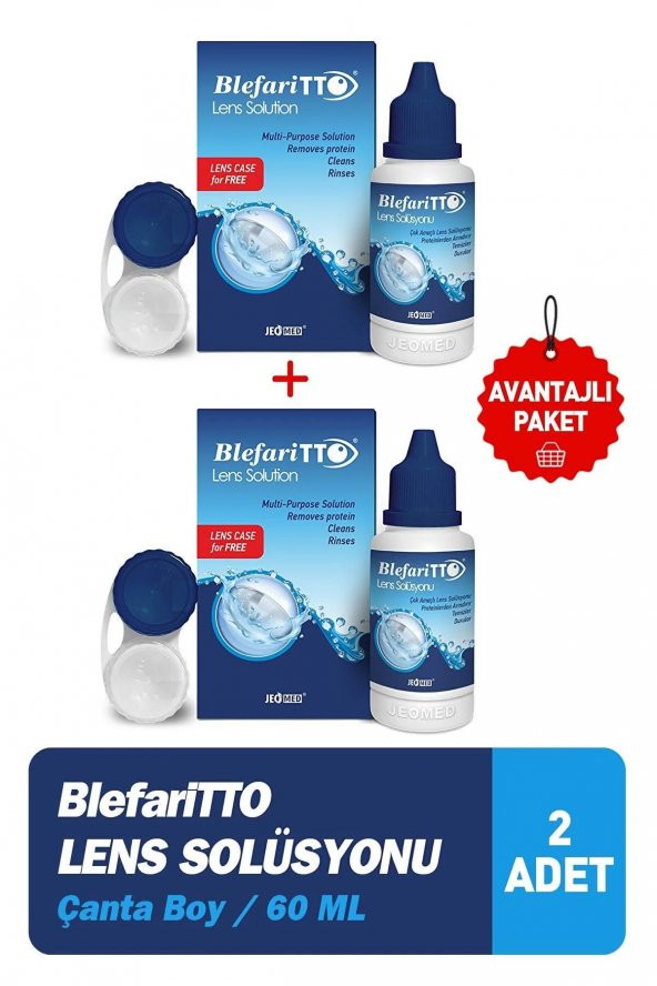 BLEFARITTO LENS SOLUSYONU 60 ML X 2ADET