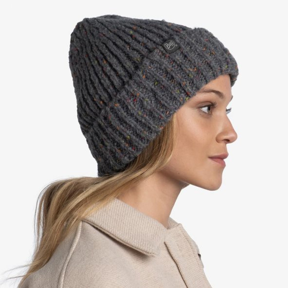Buff Örgü ve Polar Bere Knitted & Polar Hat KIM Gri - 3