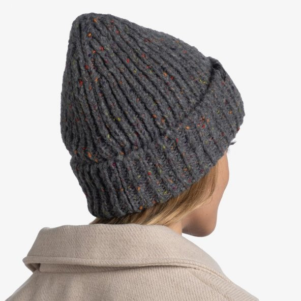 Buff Örgü ve Polar Bere Knitted & Polar Hat KIM Gri - 4