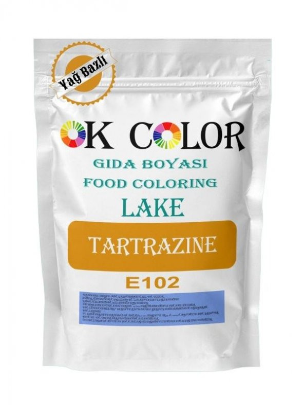 Lake Tartrazine E102 SarıYağ Bazlı Toz Gıda Boyası 250 Gr