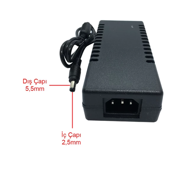 AC/DC 48v 2A adaptör 48 volt 2 amper adaptör - 5