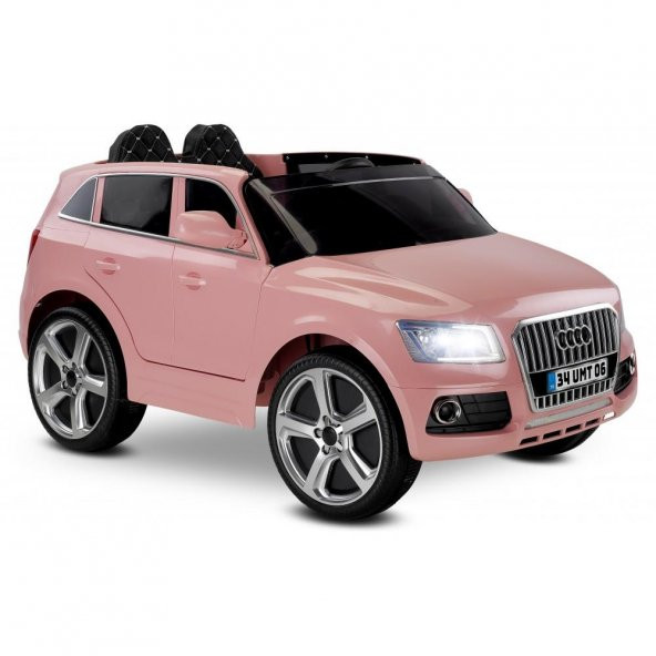 Babyhope 437-Q Akülü Araba Pembe 06043706,Çocuklar İçin Jeep Araba