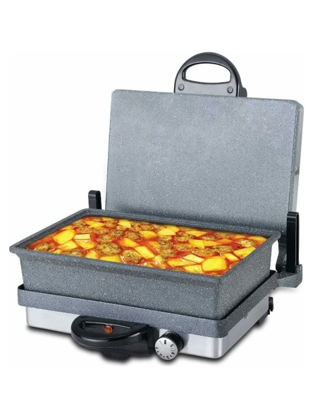 Sermeks Silex Turbo Granit Tavalı Bazlama Lahmacun Makinesi - 3