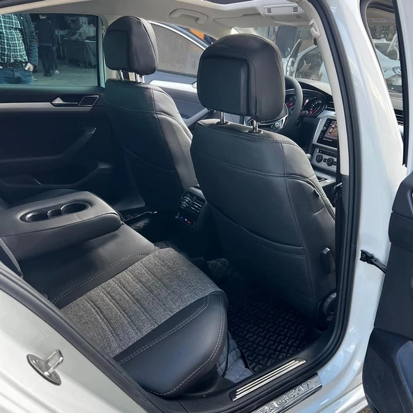 Volkswagen Passat B8 Araca Özel Dikim Koltuk Kılıfı - Resim 4