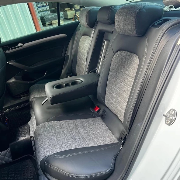 Volkswagen Passat B8 Araca Özel Dikim Koltuk Kılıfı - Resim 6