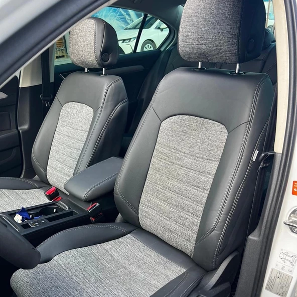 Volkswagen Passat B8 Araca Özel Dikim Koltuk Kılıfı - Resim 2