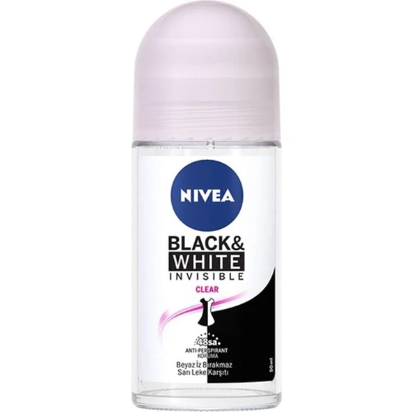 NİVEA BLACK WHİTE İNVİSİBLE CLEAR 50 ML