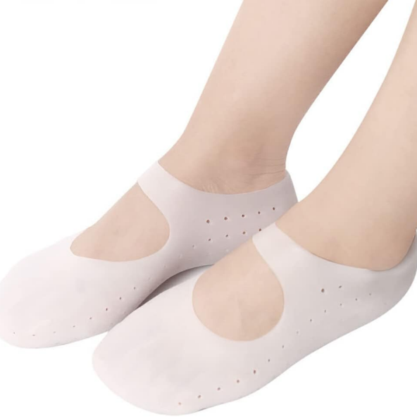 1 çift Silikon Çorap Ayak Bakımı Jel Çorap Nefes Profesyonel Nası - 5