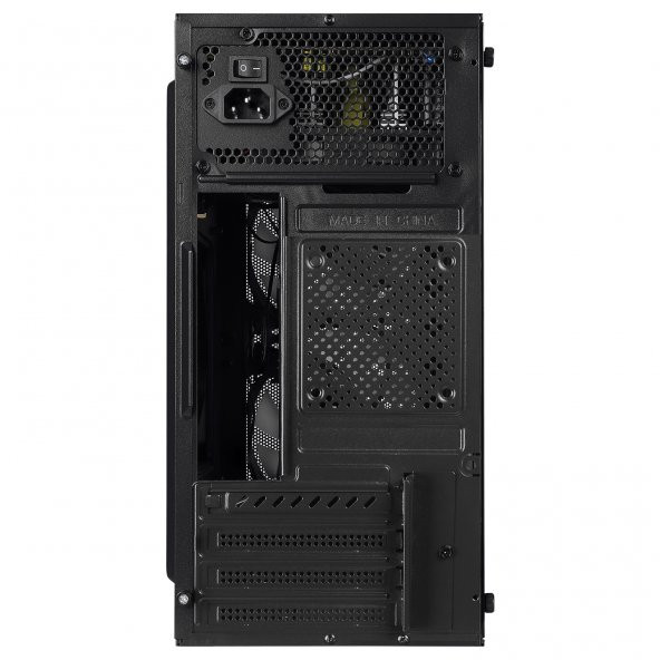 Everest Mınıon Mesh Peak 300W 2* 12Cm Rainbow Fan Akrilik Yan Panel Mini-T Gaming Oyuncu Kasası - 6