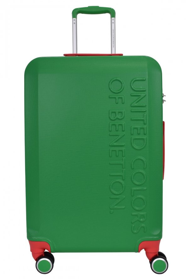 United Colors Of Benetton Lüx Abs Büyük Boy Valiz Yeşil BNT600 - 2