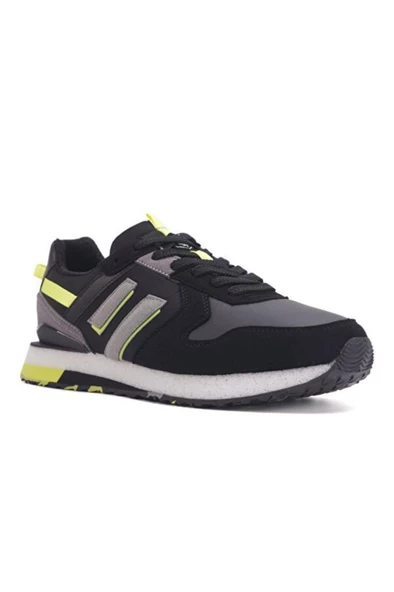 Lumberjack WARD WT 3PR Erkek Spor Ayakkabı Sİyah Lime 40-45