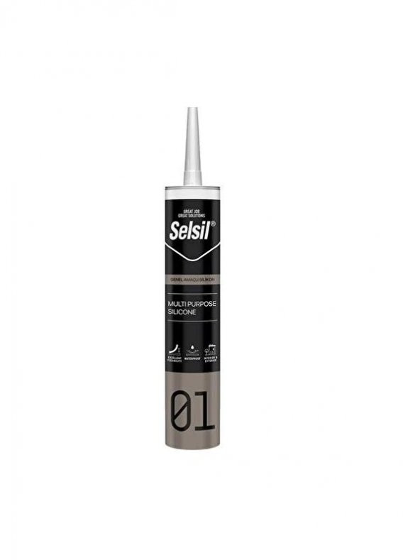 Selsil Genel Amaçlı Silikon Beyaz 280 Gr