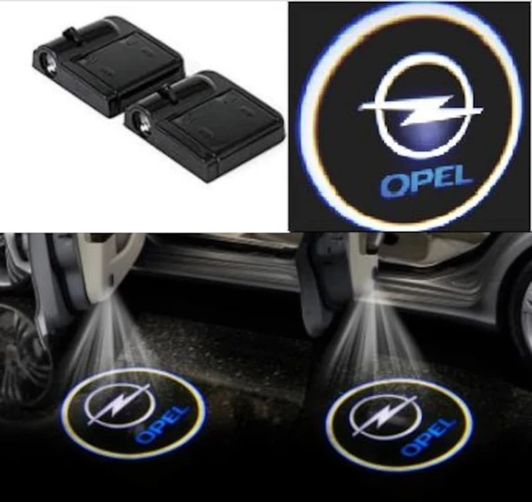 Opel Araçlarına Kapı Altı Led Logo Mesafe Sensörlü Yeni Nesil - Resim 2
