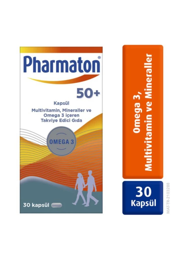 Pharmaton 50 Plus 30 Kapsül-SKT:01/2025