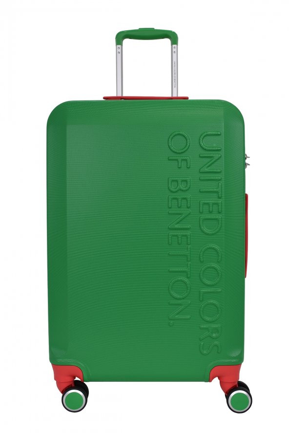 United Colors Of Benetton Lüx Abs Orta Boy Valiz Yeşil BNT600 - 2