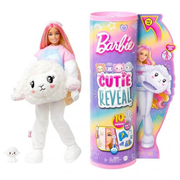 Barbie Cutie Reveal Sevimli Kostümler Serisi - Lamb Doll HKR02-HKR03