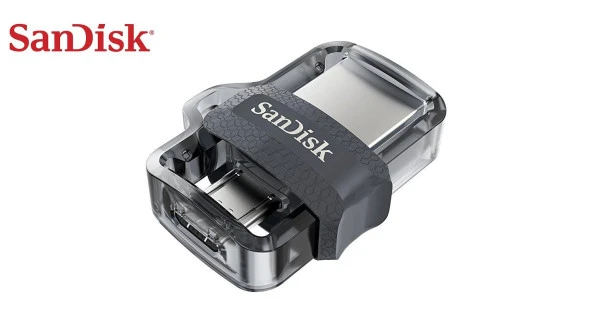 Sandisk 16GB Ultra Dual Drive  m3 USB Flash Bellek SDDD3-016G-G46