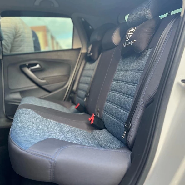 Volkswagen Polo Araca Özel Dikim Koltuk Kılıfı - Resim 5