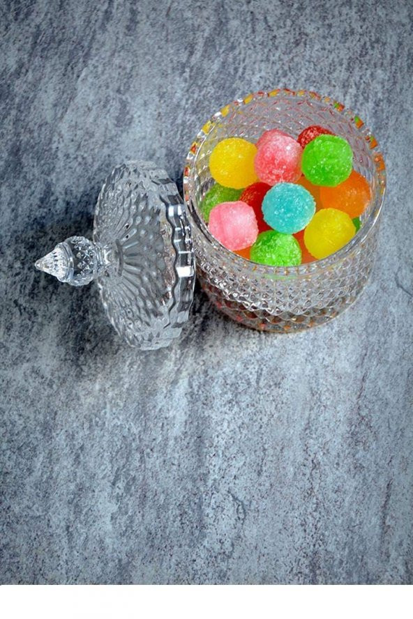 Cam Şekerlik Lokumluk İkramlık Drajelik - 2