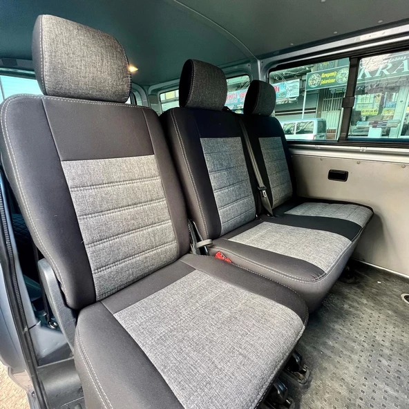 VW Tranporter Comfortline Araca Özel Dikim Koltuk Kılıfı - 4