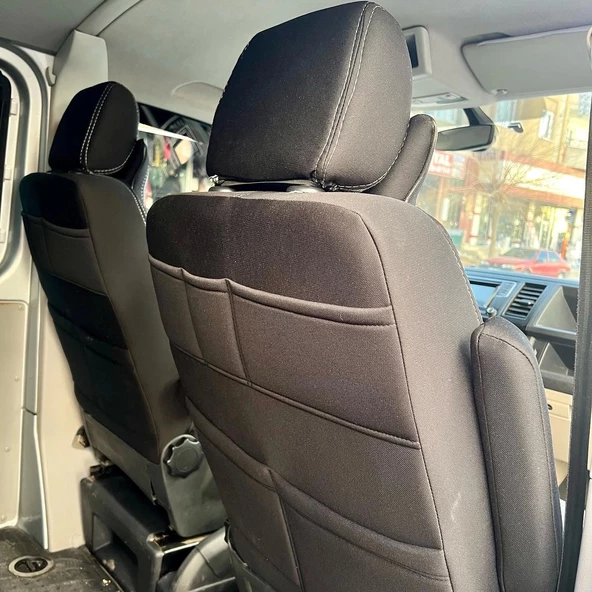 VW Tranporter Comfortline Araca Özel Dikim Koltuk Kılıfı - 7