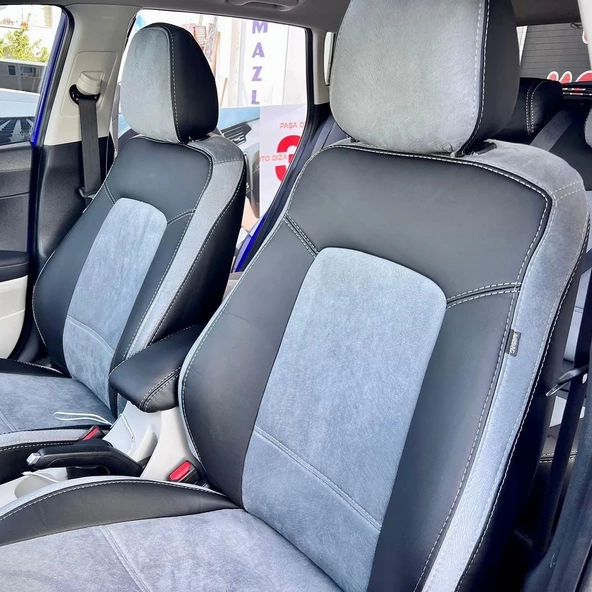 Hyundai Bayon Araca Özel Dikim Koltuk Kılıfı - Resim 5