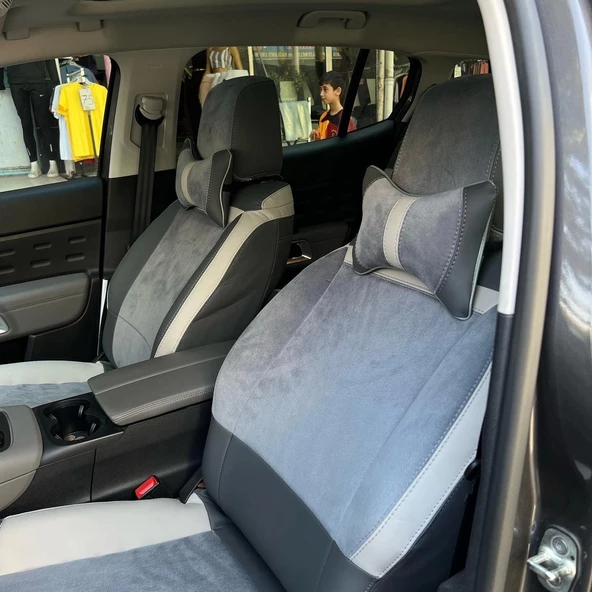 Citroen C5 Aircross Araca Özel Dikim Koltuk Kılıfı - 3