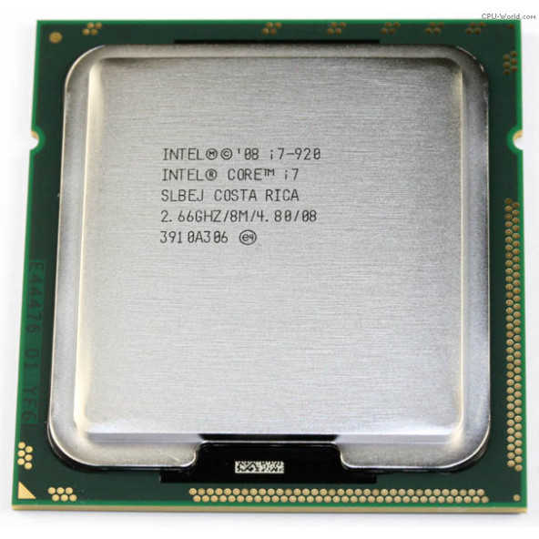 Orijinal Intel CPU çekirdek i7-920 İşlemci i7 920 2.66GHz 8M 4 çekirdekli soket 1366