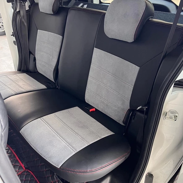 Fiat Doblo Araca Özel Dikim Koltuk Kılıfı - Resim 3