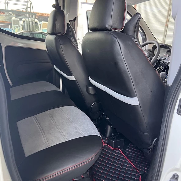 Fiat Doblo Araca Özel Dikim Koltuk Kılıfı - Resim 2