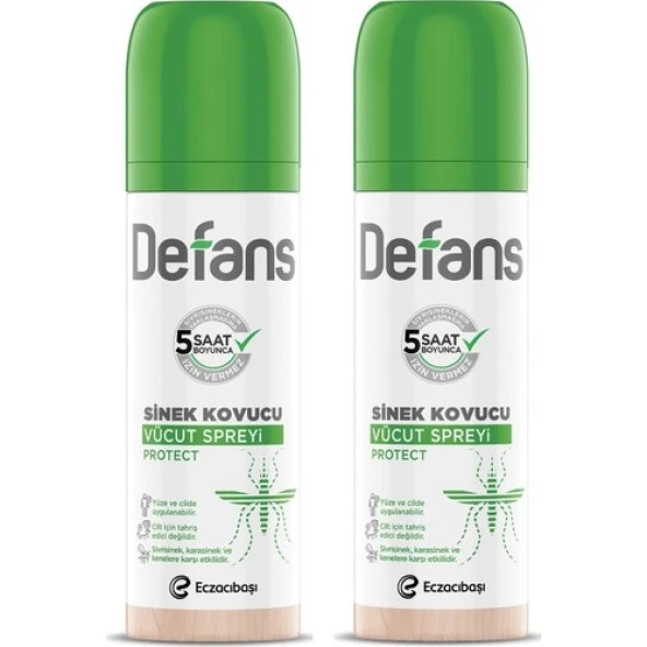 Defans Protect Sinek Kovucu Vücut Spreyi 100 ml x 2li