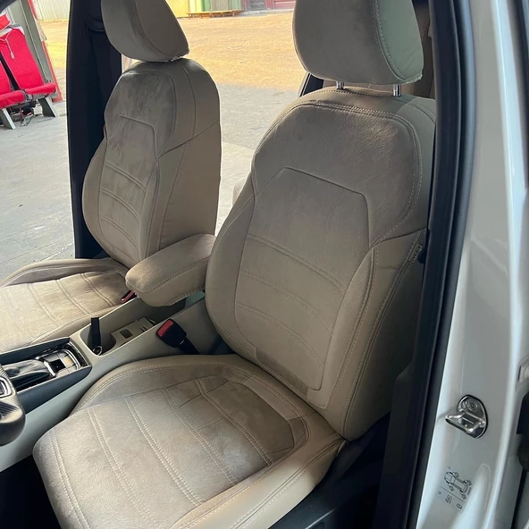 Skoda SuperB Araca Özel Dikim Koltuk Kılıfı - Resim 4