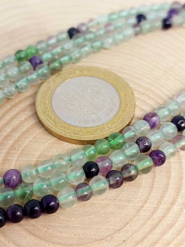 Florit Taşı Dizi 3.5-4mm Aralığı - Resim 2