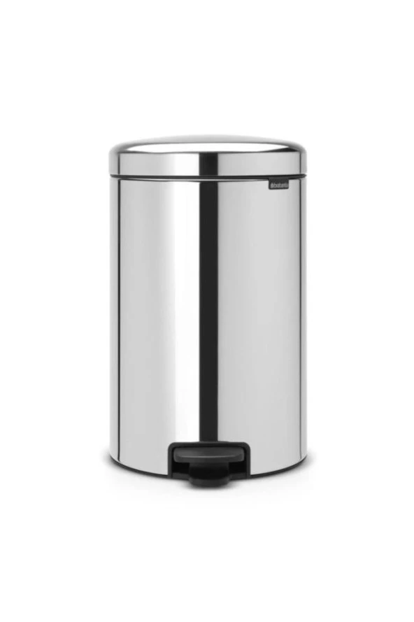 Brabantia Çöp Kutusu 20 Lt Pedallı Parlak Paslanmaz Çelik 113987