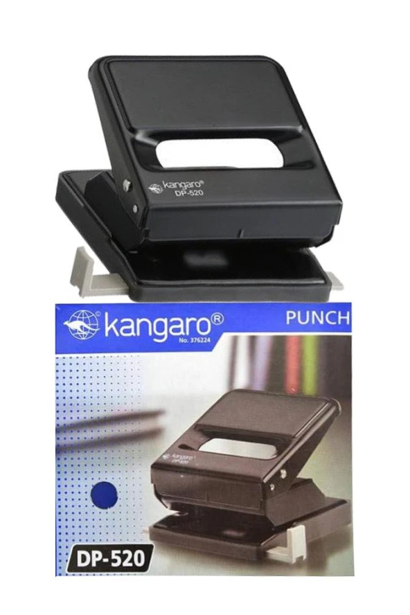 Delgeç Siyah Metal Gövde Delegeç Orta Boy Dp-520 1 Adet Ofis Büro Okul 22 Sayfa Kapasiteli