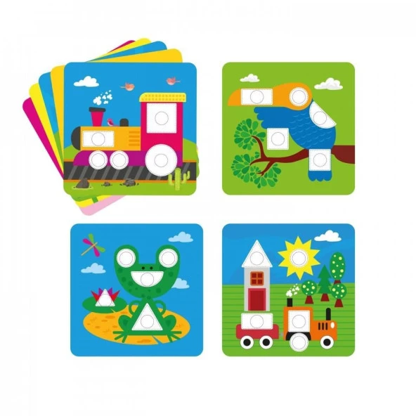 Kumtoys Şeklini Keşfet Dikkat ve Kavrama Oyunu - 3